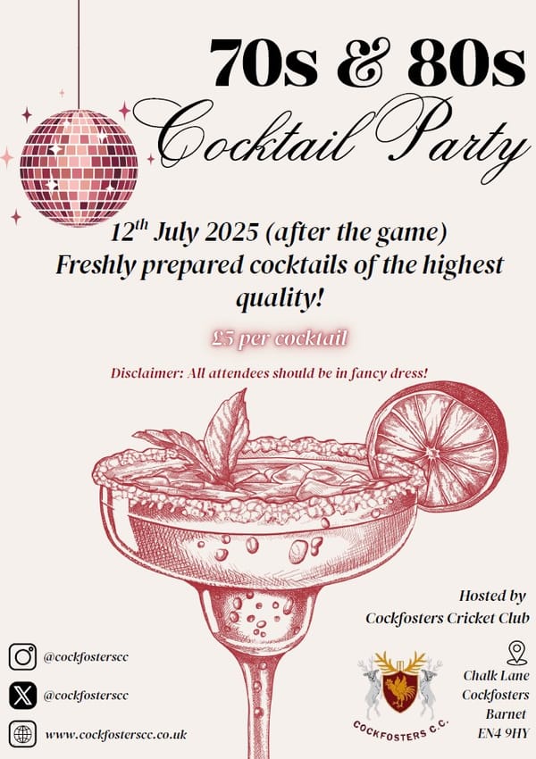 70s & 80s Cocktail Party